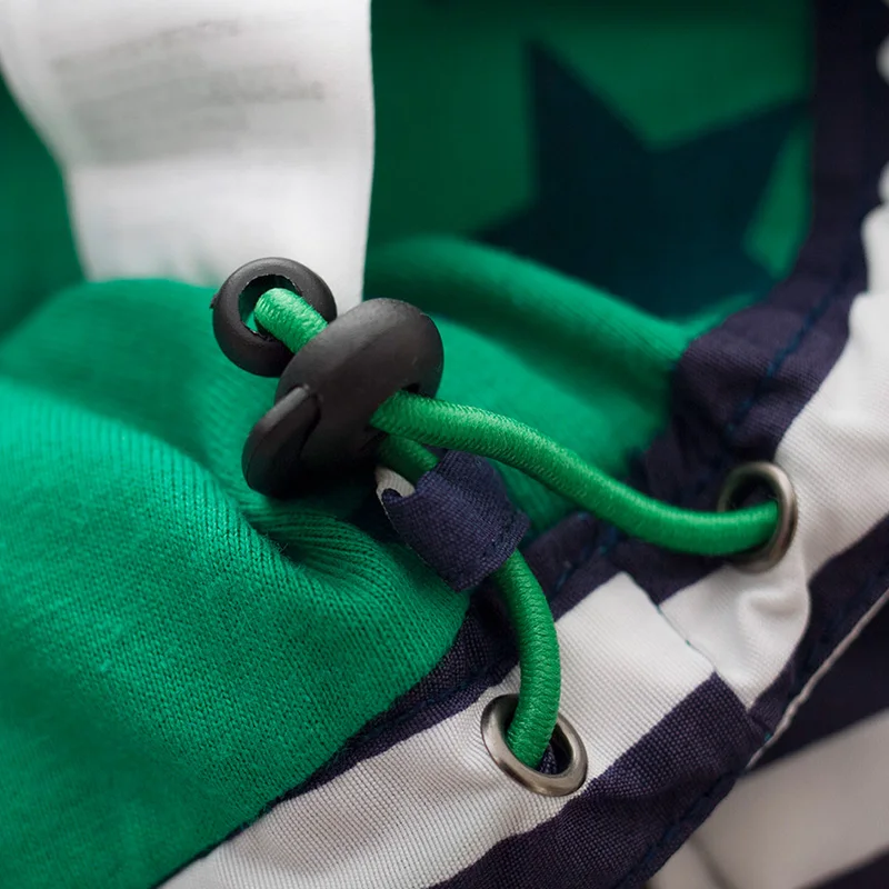 Полосатые куртки с капюшоном для мальчиков Весенняя брендовая дизайнерская