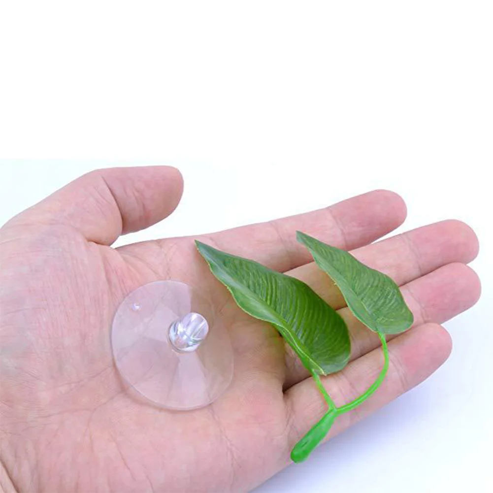 Моделирование Oviposition Betta Leaf плавающий отдых пластиковое украшение Ландшафтная