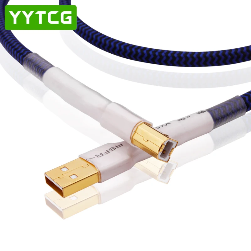 YYTCG Hifi USB кабель высокого качества тип А-тип в Hifi кабель для передачи данных для ЦАП