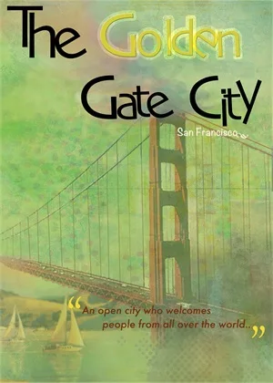 Поп арт карта Америка город Сан Франсиско классический винтажный Ретро Крафт