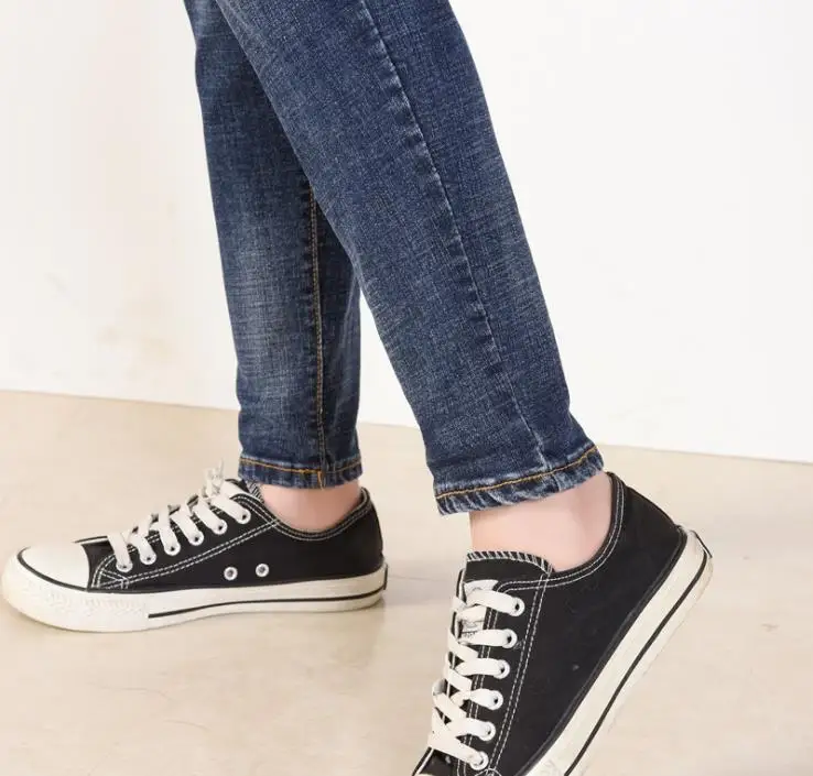

Plus size jeans women's loose jeans casual harem pants elastic waist