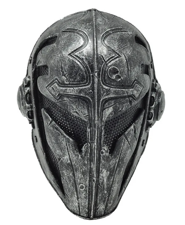 Пейнтбол страйкбол проволочная сетка Templar ткань пластиковая маска (черный)