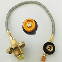 Package 4 YINGTOUMAN уличная газовая плита походная плита пропан Заправка Адаптер для горелки LPG плоская муфта для цилиндрической емкости бутылка адаптер Сохранить - Цвет: Package 4
