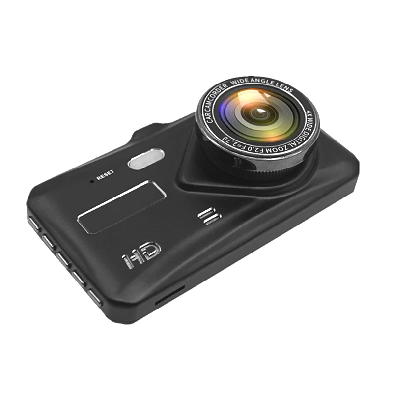 Автомобильный видеорегистратор Dash Cam с двойным объективом Full HD 1080 P 4 &quotips