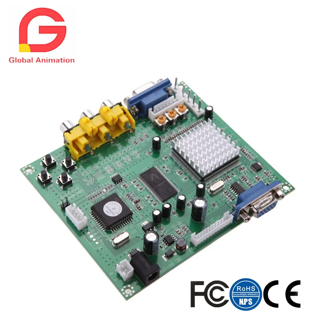Оригинальный 1 канальный релейный модуль GBS8200 плата CGA/EGA/YUV/RGB для VGA аркадная игра