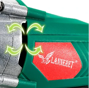 LANNERET 450 Вт Электрический ударный гайковерт 300 нм максимальный крутящий момент 1/2 дюйма Автомобильный разъем Электрический гаечный ключ сменный инструмент для шин