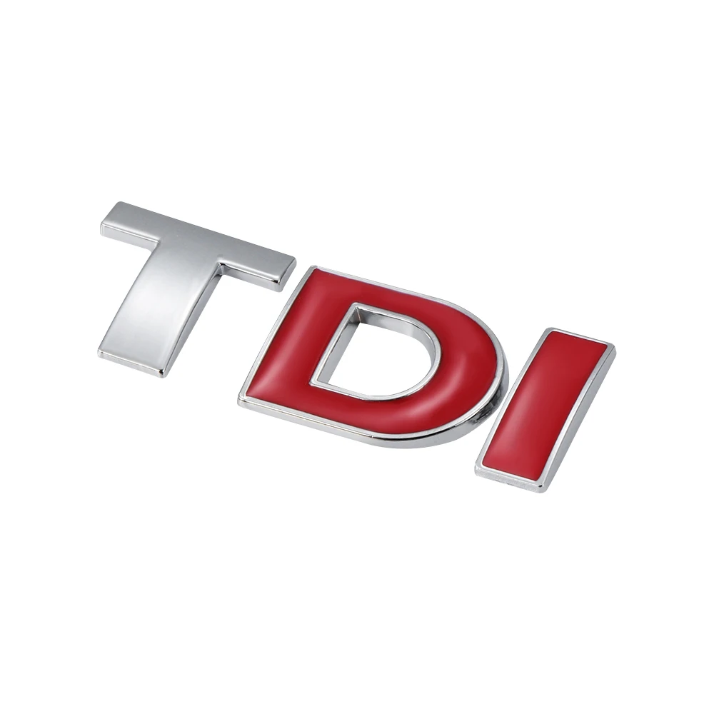 Стайлинг автомобиля значок TDI наклейка стикер для 3D Алфавит эмблемы и аксессуары