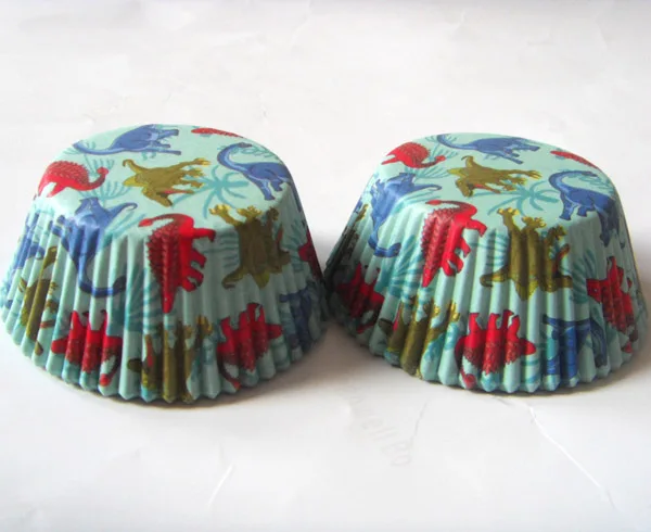 100 шт. милые голубые кекс лайнеры выпечки чашки булочки случаях обертки для