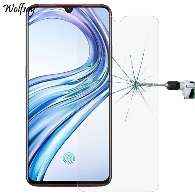 Protector de pantalla de vidrio templado para m&oacute;vil, pel&iacute;cula protectora de vidrio para Vivo X23 X 23, BBK Vivo X23, 2 piezas-3