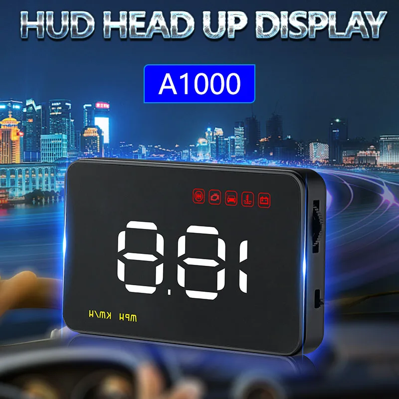 Автомобильный HUD GPS скоростной проектор Авто дисплей лобовое стекло автомобиля