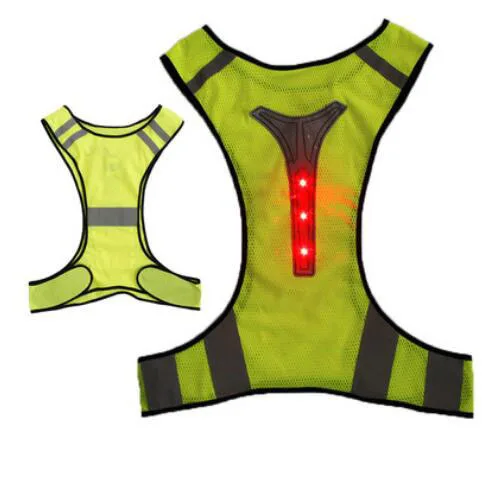 Новый светодиодный беспроводной Велосипедный мешок жилетка для езды на горном