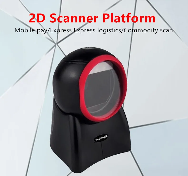 Techlogic NT4010 2D сканер штрих-кода платформа Всенаправленный сканер штрихкодов супермаркет штрихкодов пистолет