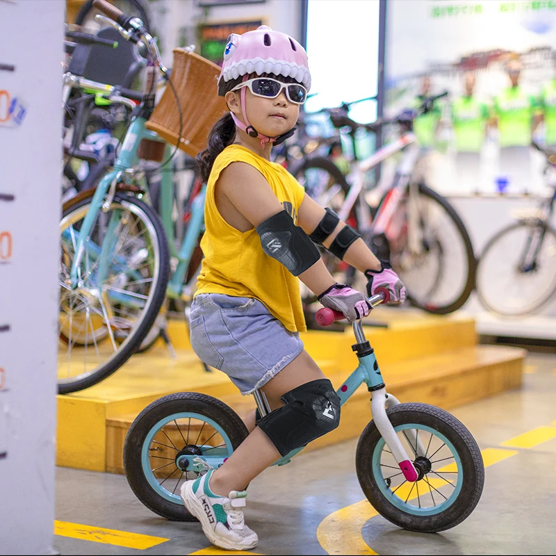 ROCKBROS велосипедные детские налокотники наколенники из ЭВА дышащие Спортивные