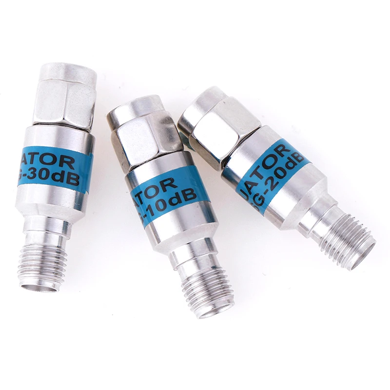 1 шт. 2 Вт SMA 6 ГГц DC-6GHz коаксиальный фиксированный аттенюаторы частота SMA фиксированные разъемы