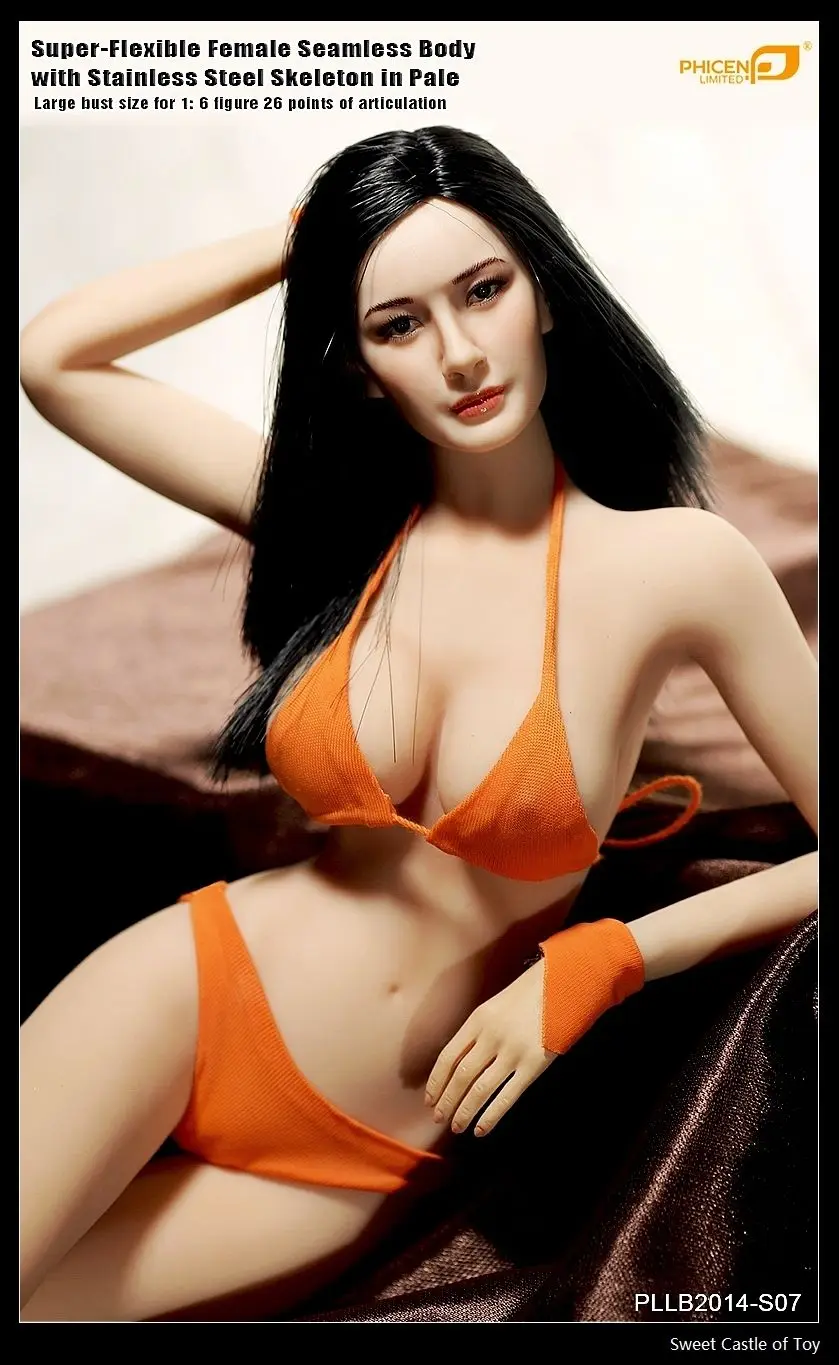 1/6 Phicen супер гибкий стальной каркас бесшовные бледно большой бюст PLLB2014 S07|Игровые