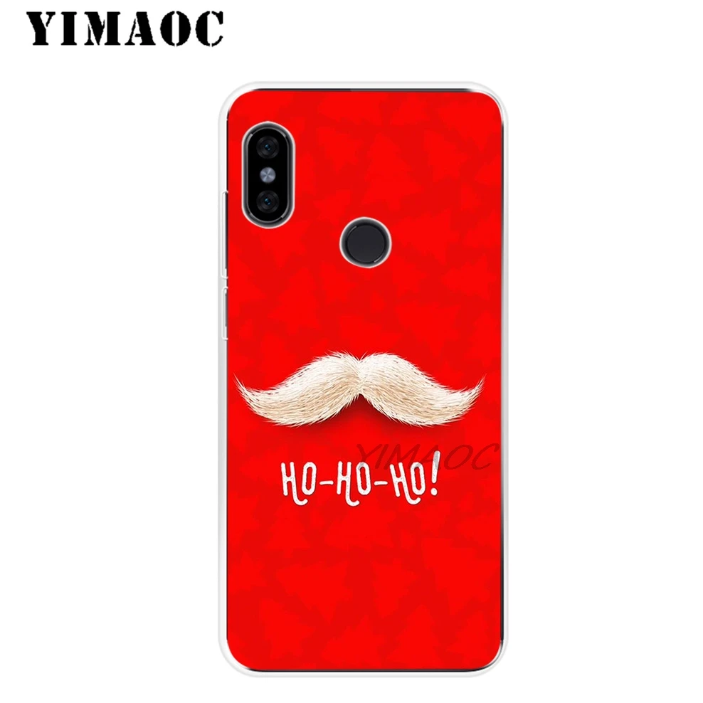 Мягкий силиконовый чехол YIMAOC Merry Christmas Beard для Xiaomi Redmi 6 6A 5A 5 S2 Puls Note 8 7 4X4 4A Pro Go |