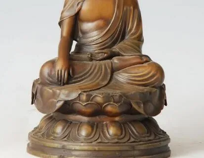 SCY + искусство ремесла медные Атли бронзы статуя Будды Shakyamuni скульптура