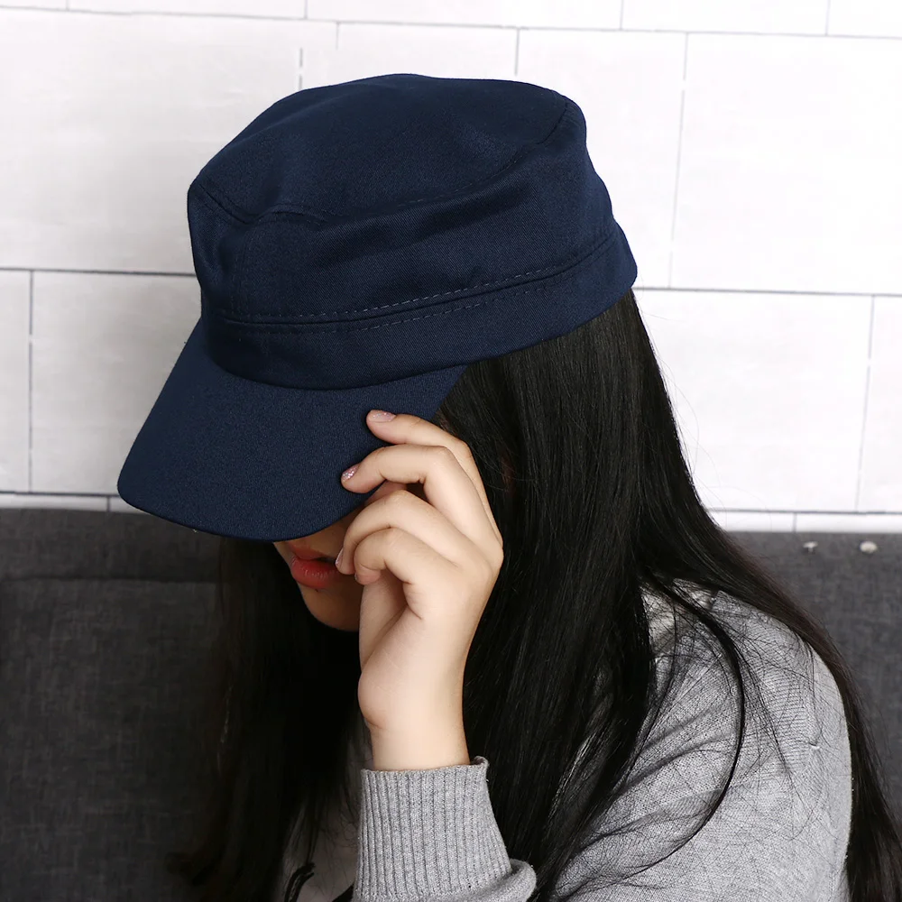 1 шт. Классическая однотонная винтажная армейская шляпа унисекс для женщин и