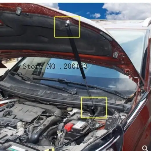 Для peugeot 3008GT 3008 17 18 /5008GT аксессуары, Автомобильный капот, Газовый амортизатор, стойка для подъема, автомобильный Стайлинг