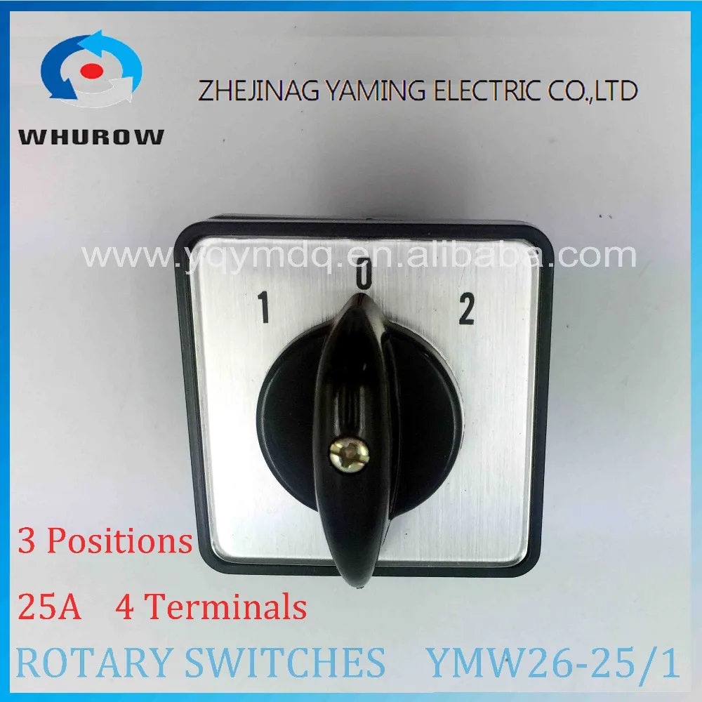 LW26 YMW26 25/1 поворотный переключатель 3 положения ручка 102 высококачественный