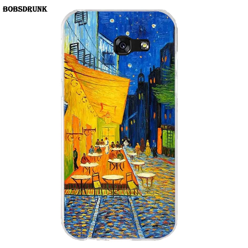 EJGROUP Винсента Ван Гога 1888 Звездная ночь для Samsung Galaxy A3 A5 A7 J1 J2 J3 J5 J7 мягкие чехлы для мобильных телефонов
