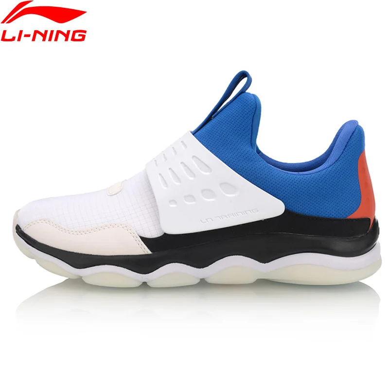 Li-Ning/мужская спортивная обувь с низким верхом и подушкой; спортивная обувь для занятий фитнесом; кроссовки; AFJP005 YXX052