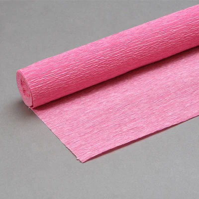 dar pink 250*50 см цветной рулон гофрированной бумаги для поделок цветы украшения Подарочная Оберточная Бумага Ремесло 22 цвета - Цвет: dar pink