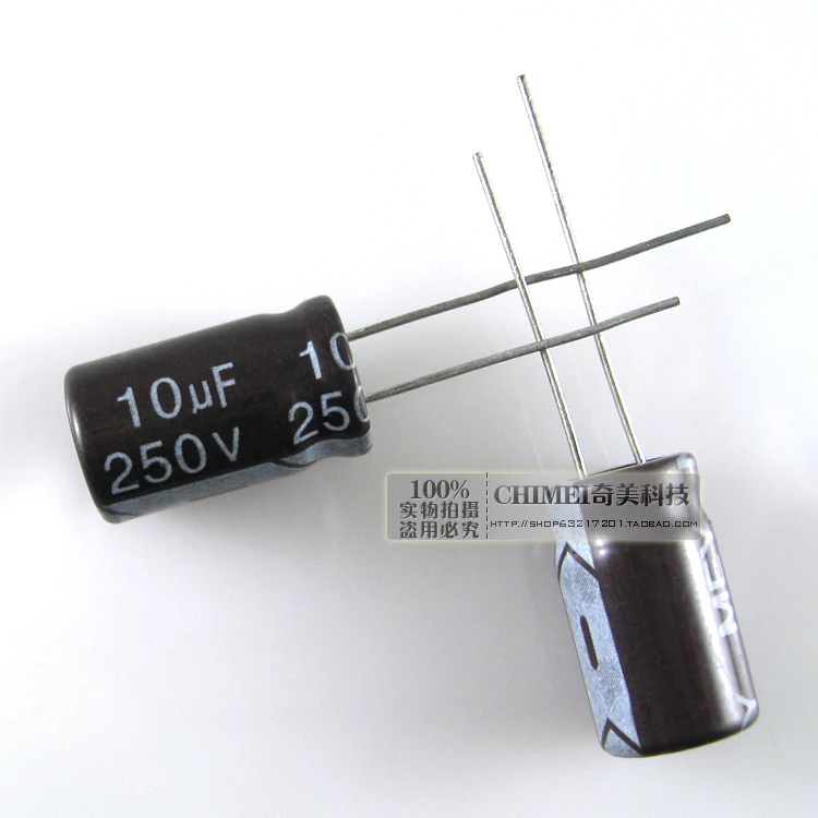 Electrolytic capacitor 250V 10UF Volume 10X16MM Capacitor 10 * 16 mm | Электронные компоненты и принадлежности