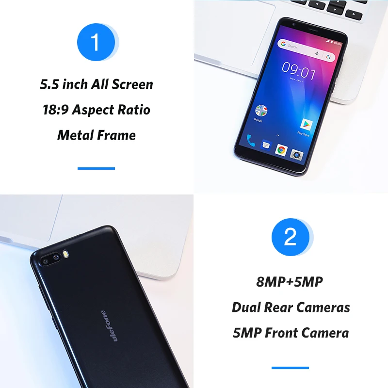 Чехол накладка Ulefone S1 мобильный телефон Android 8 1 5 дюймов 18:9 MTK6580 4 ядра ГБ