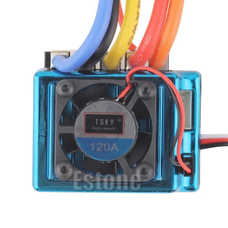 Горячая ESC 120a датчик с высокой скоростью безщеточный контроллер 1/81/10