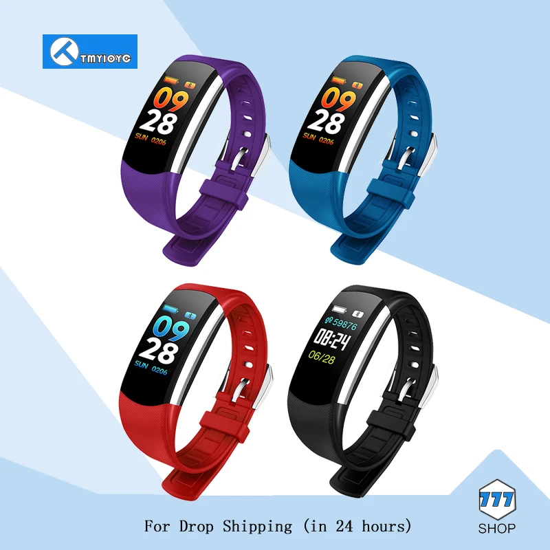 C4 цветной экран модный умный Браслет Сна Спорт фитнес Шагомер монитор сердечного