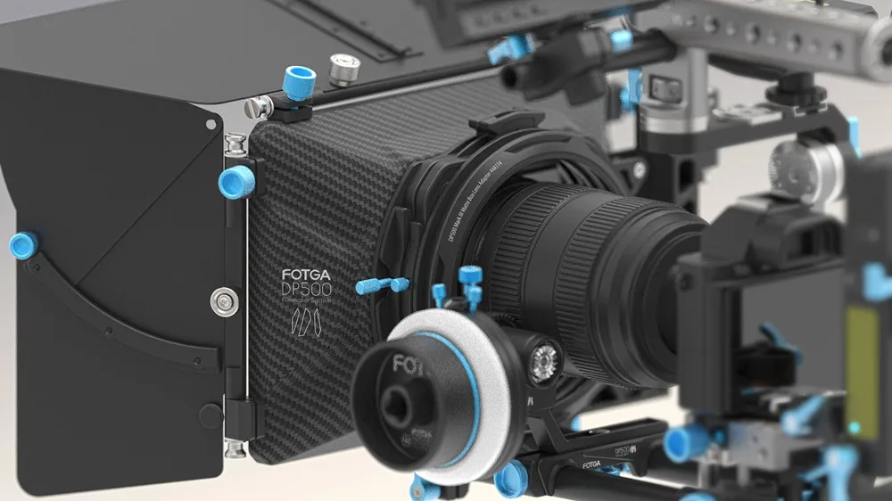 FOTGA DP500III Pro DSLR Матовая коробка Зонт с пончики фильтра держатели для A7 II A7RII A7S II bmpcc 5diii 15 мм стержень установка