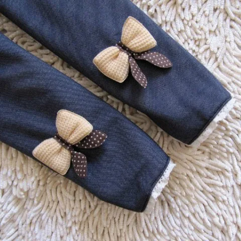 Детские леггинсы зимняя одежда для девочек теплые штаны уплотненные