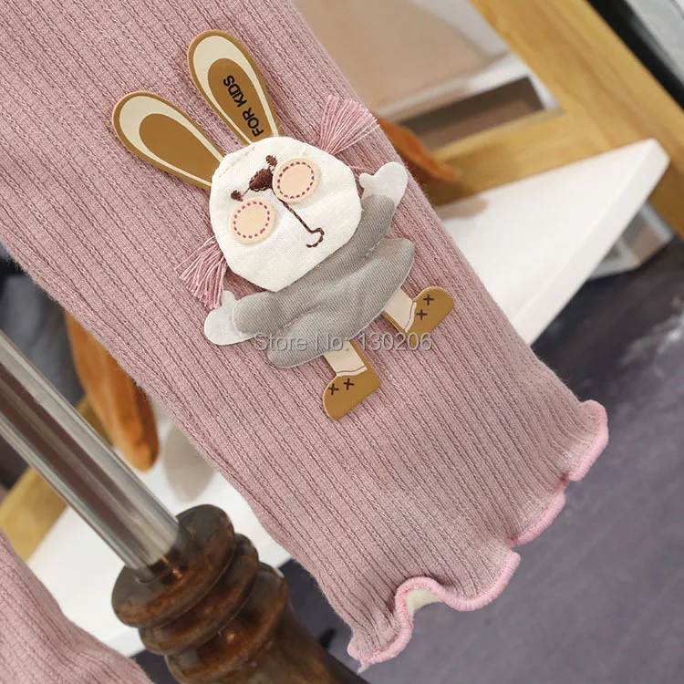 Теплые леггинсы для девочек зима 2019 детские брюки с героями мультфильмов Детские