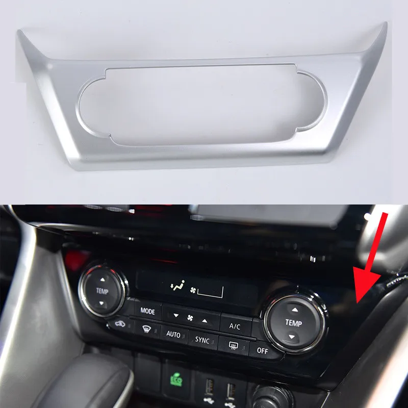 

Car Air Conditioning Knob Switch Decoration Panel Cover for Mitsubishi Eclipse Cross 2018 Styling Accessories