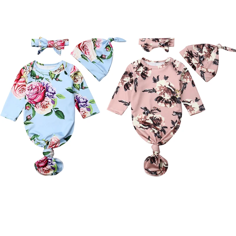 3 шт. Детские спальные мешки с длинным рукавом и цветочным принтом | Мать ребенок