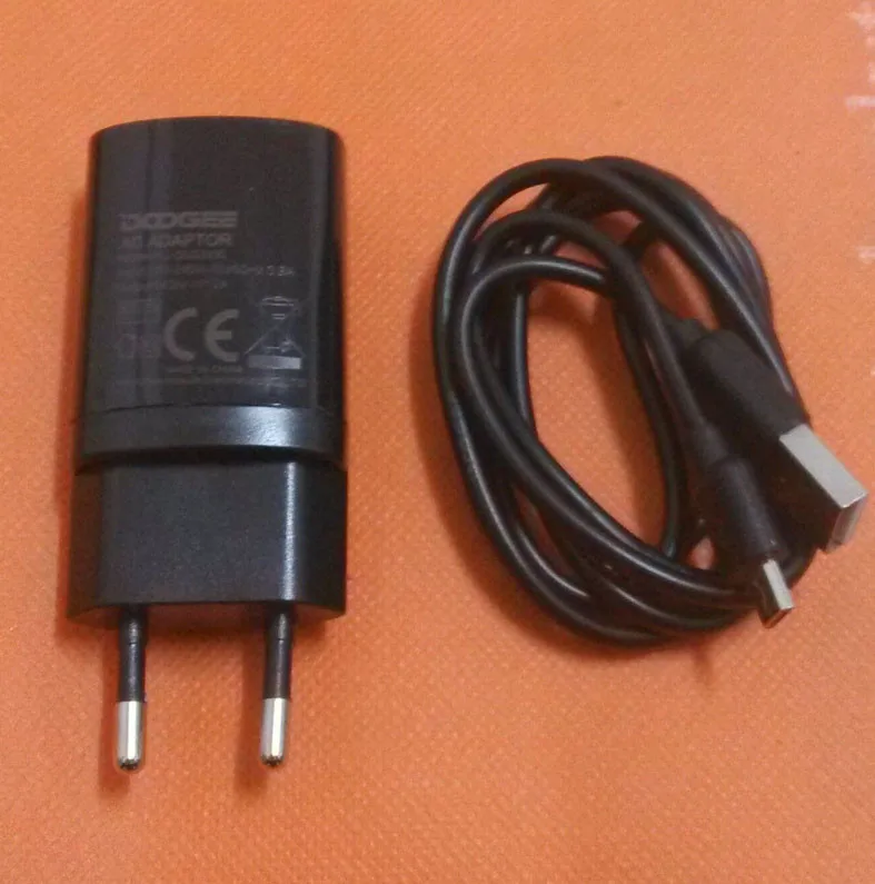 Оригинальное зарядное устройство+ USB кабель для Doogee Y6 Piano Black 5,5 ''HD MTK6750 Восьмиядерный