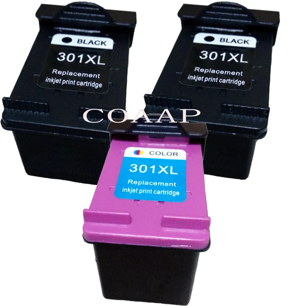 3x Замена hp 301 XL чернильный картридж для совместимых HP Officejet 2620 4630 4632 2622 с чернилами