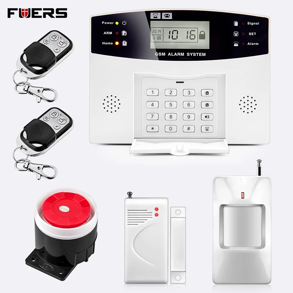FUERS DP500 GSM беспроводная домашняя система охранной сигнализации с металлическим