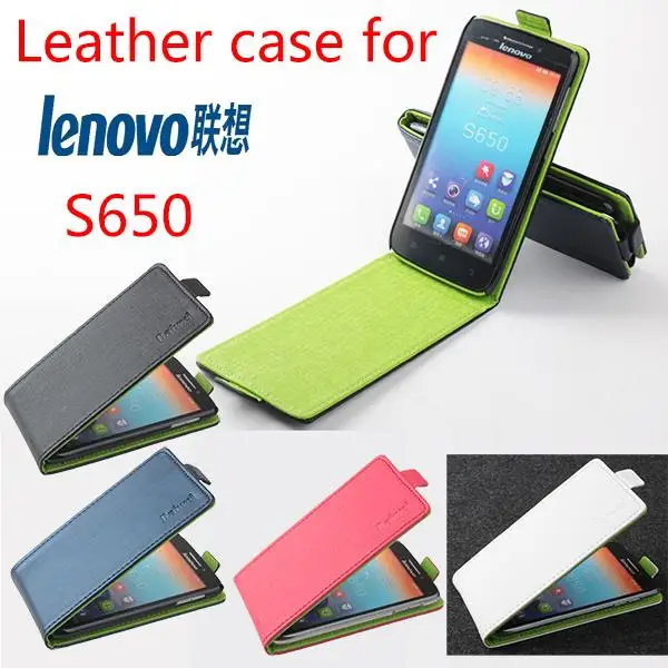 Люкс Ретро кожаный чехол для Lenovo S650 флип Винтаж телефон чехлы Защитная