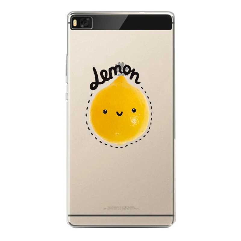 Мягкий прозрачный ТПУ чехол Dinasour для huawei P10plus P8 P9lite honor 3c 4c 6a 7 8 9 5c Fundas Lemon Shell Cover