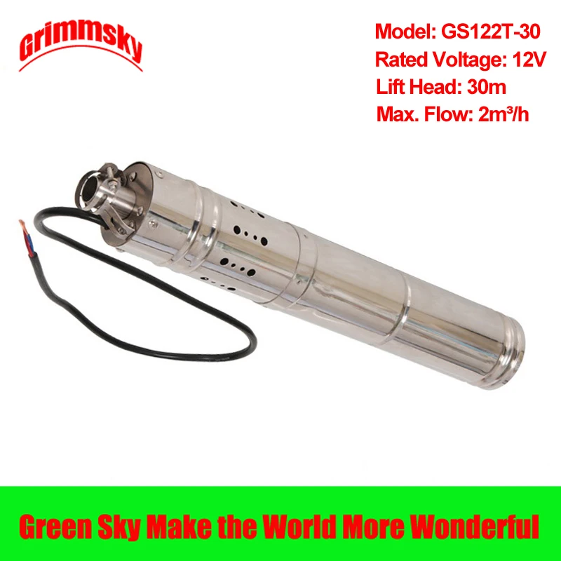 2m3/h 30m lift head 140W 3inch Built-in MPPT solar pump 12v | Обустройство дома