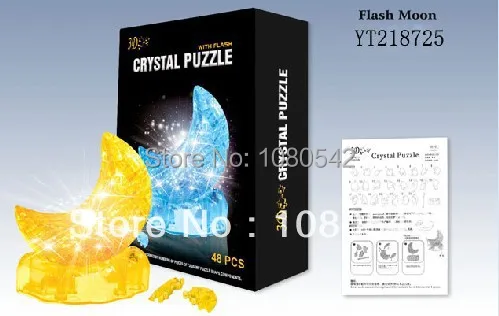 3D пазл Луна со стразами|toy hourglass|toy snowtoy vending |