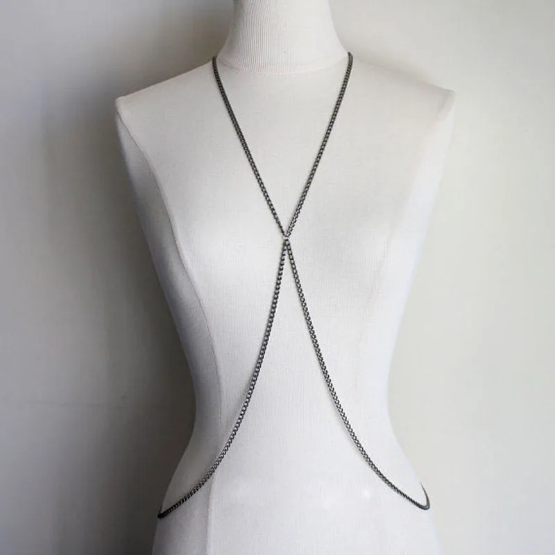 New Bra Chain Beach Jewelry Body joias para praia Chest Harness Bikini indian Jewellery bijou corps sexy | Украшения и аксессуары