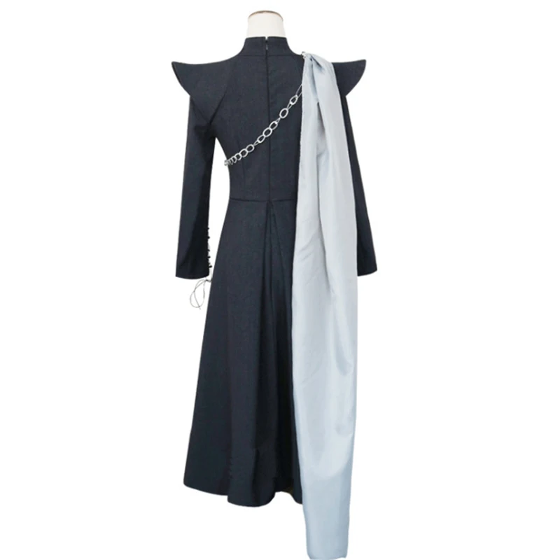 Фильм Игра престолов 7 сезона Дейенерис Таргариен косплей костюм женщины и