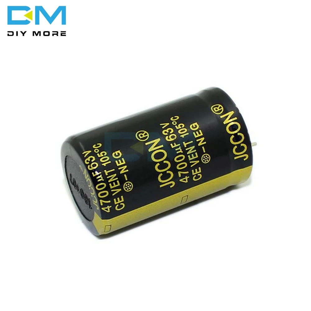 63V 4700 мкФ 25X40mm 25X40 алюминиевый электролитический конденсатор высокая частота низкое сопротивление через отверстие конденсатор 25*40mm diymore