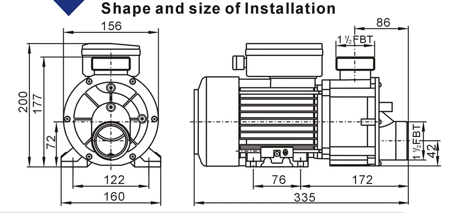 DH1.0 Whirlpool 1HP насос для горячей ванны китайский спа ванна LX 220V/50HZ|lx|lx pump |