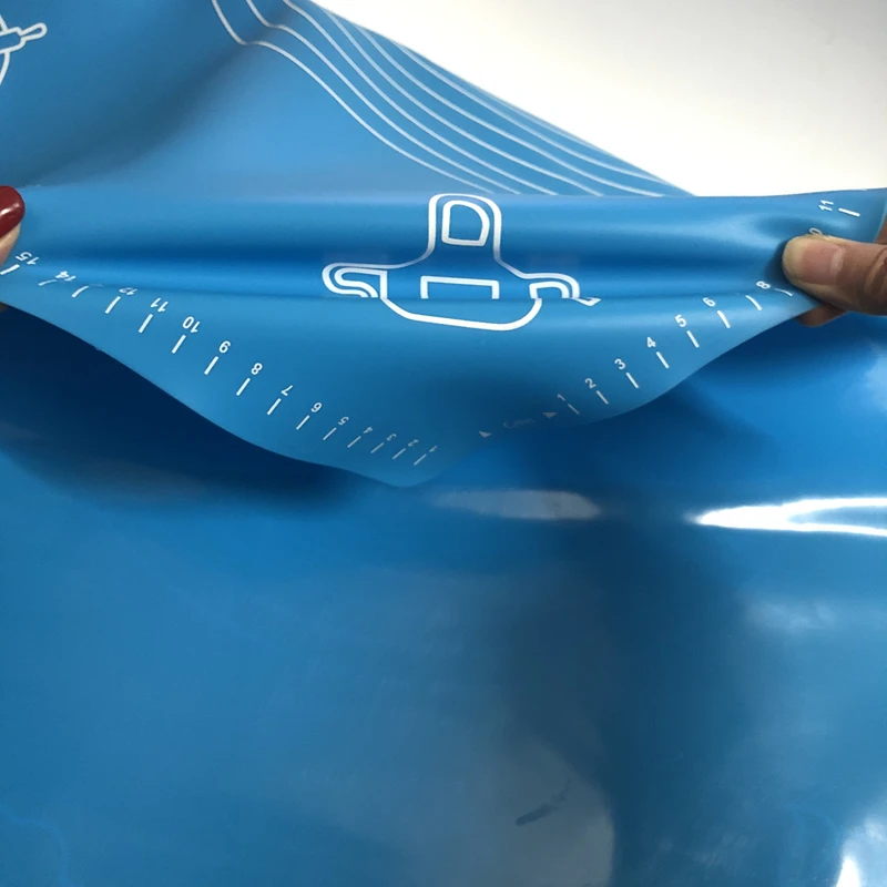 Большой силиконовый коврик для выпечки 2 размера утолщенный раскатки муки