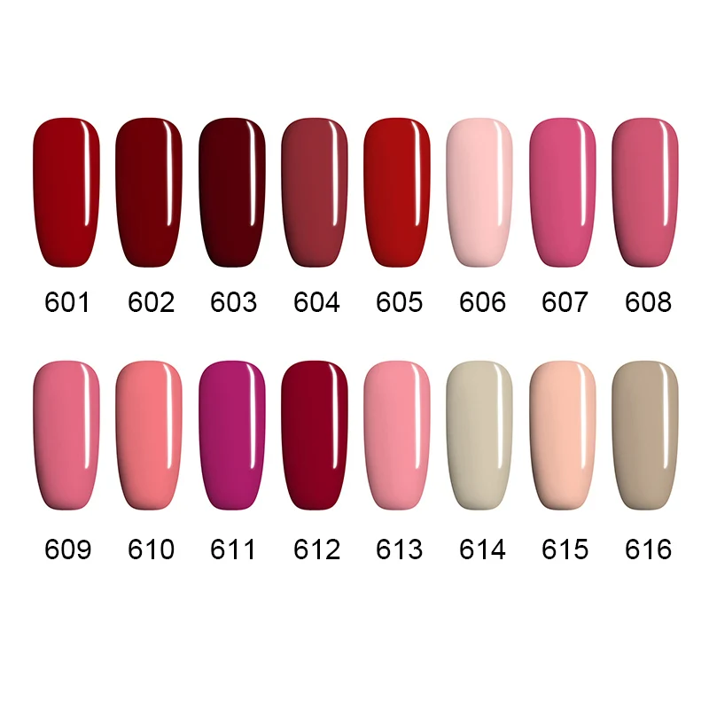 Set 1 UR SUGAR 16 бутылок Гель-лак для ногтей набор 7,5 мл летние цвета личная гигиена лак для маникюра дизайн ногтей Гель-лак - Цвет: Set 1