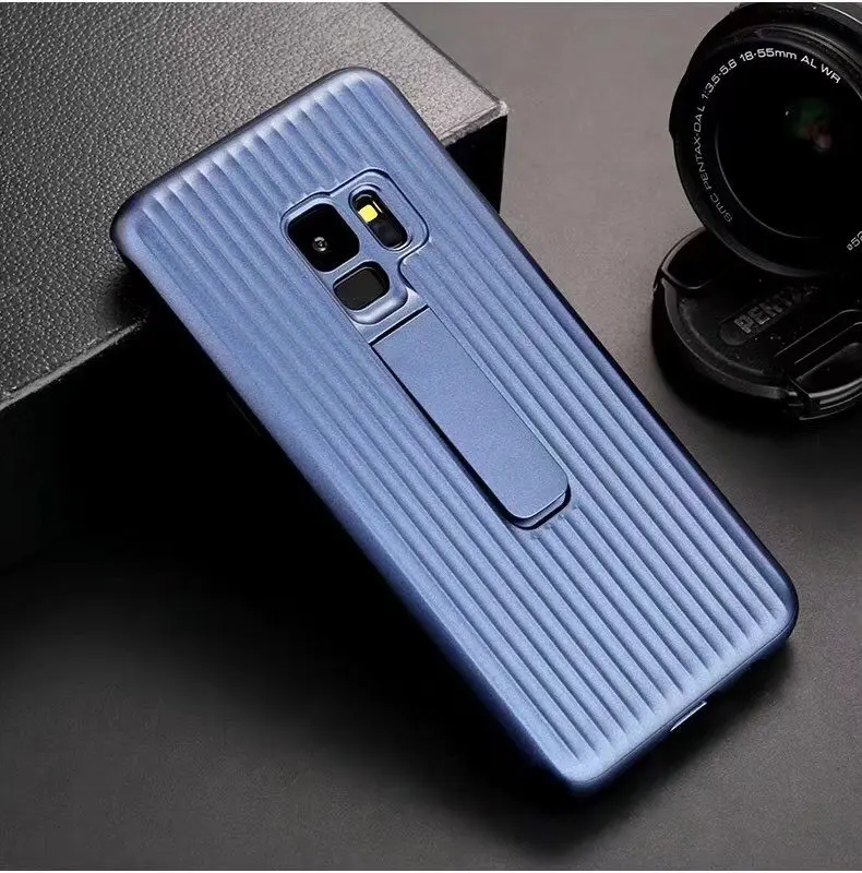Чехол для Samsung Galaxy S9 S8 Plus J4 J6 автомобильный держатель с магнитной текстурой бампер